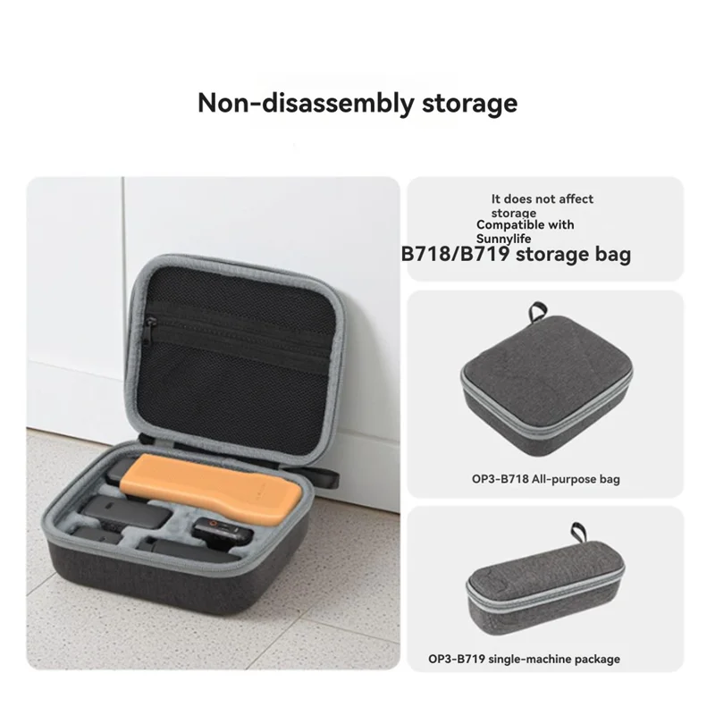 جديد-Sunnylife ل DJI Osmo Pocket 3 الغطاء الواقي عدسة الكاميرا شاشة مكافحة سقوط الغطاء العلوي تخزين جلب حبل الملحقات الظلام G