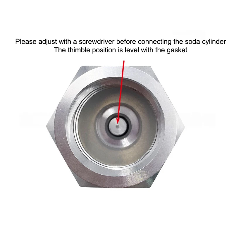 (YY) 1 مجموعة 2025 جديد CO2 اسطوانة الصودا اكسسوارات المياه TR21-4 إلى W21.8-14 تحويل محول لحوض السمك الأسماك البيرة كورني برميل Co2