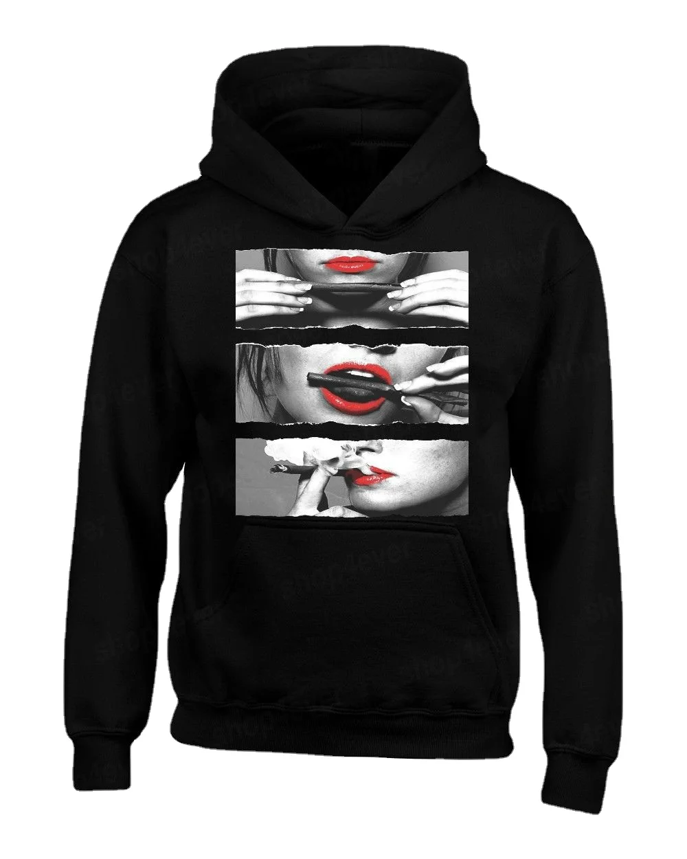 

Blunt Roll Red Lips Hoodie Sexy Marijuana Weed Stoner Pot Joint Bob Marley