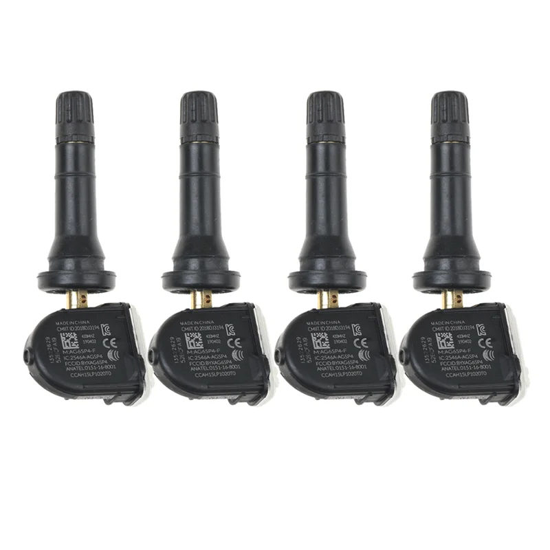 

4 Pcs Tire Pressure Sensor 13522629 TPMS for Opel Antara Bolt Karl for Cadillac XT5 CT6 for Chevrolet Aveo Malibu 433Mhz