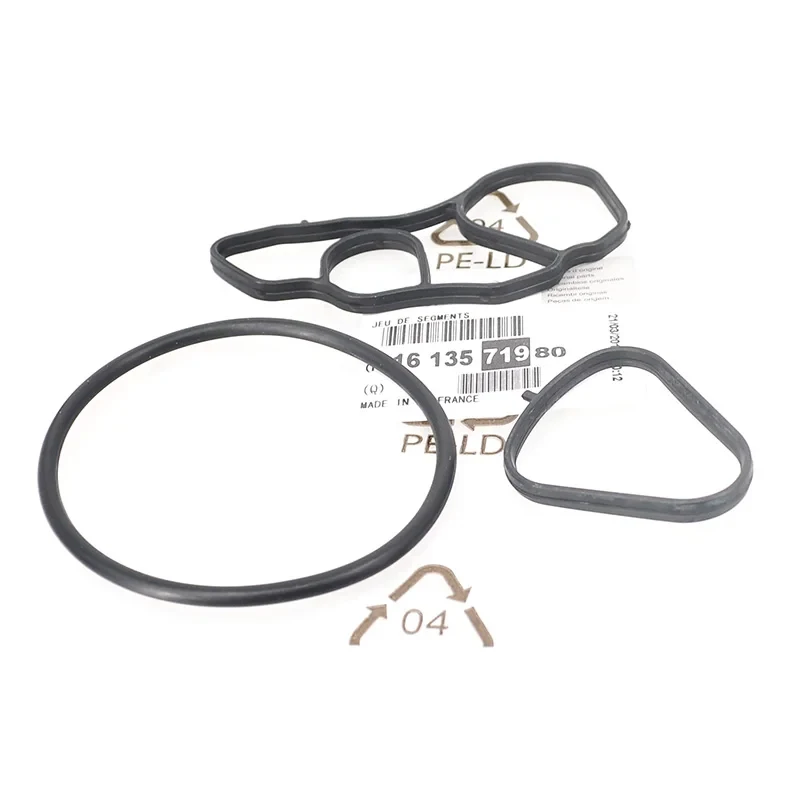 1613571980 For Peugeot308 408 508 3008 CitroenC3XR C4 C5 DS 1.6T Original oil cell base seal ring Oil filter cartridge seal ring