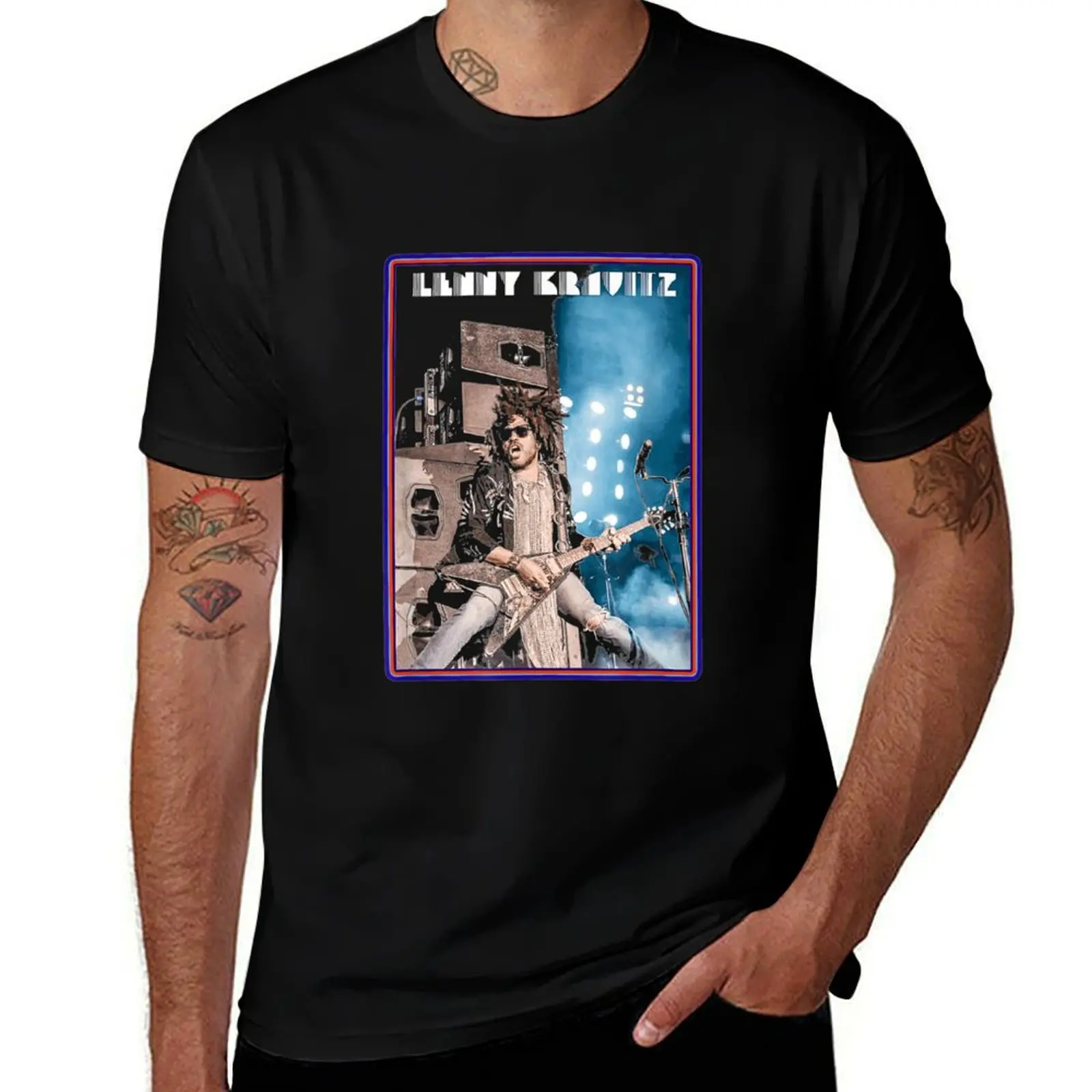 

Lenny Kravitz T-Shirt man t shirt summer man t shirt luxury T-Shirt