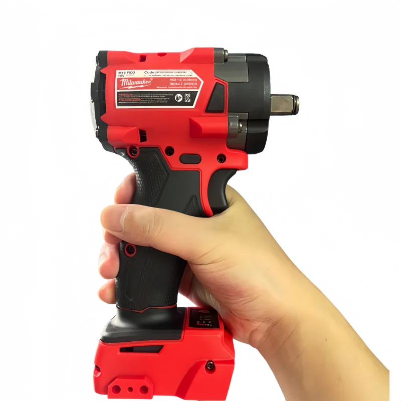 M18 Milwaukee bezkartáčový akumulátorový 1/2 elektrický klíč, opravárenský šroubovák, rázová vrtačka, dobíjecí pro 18V bateriové nářadí - náhled 5