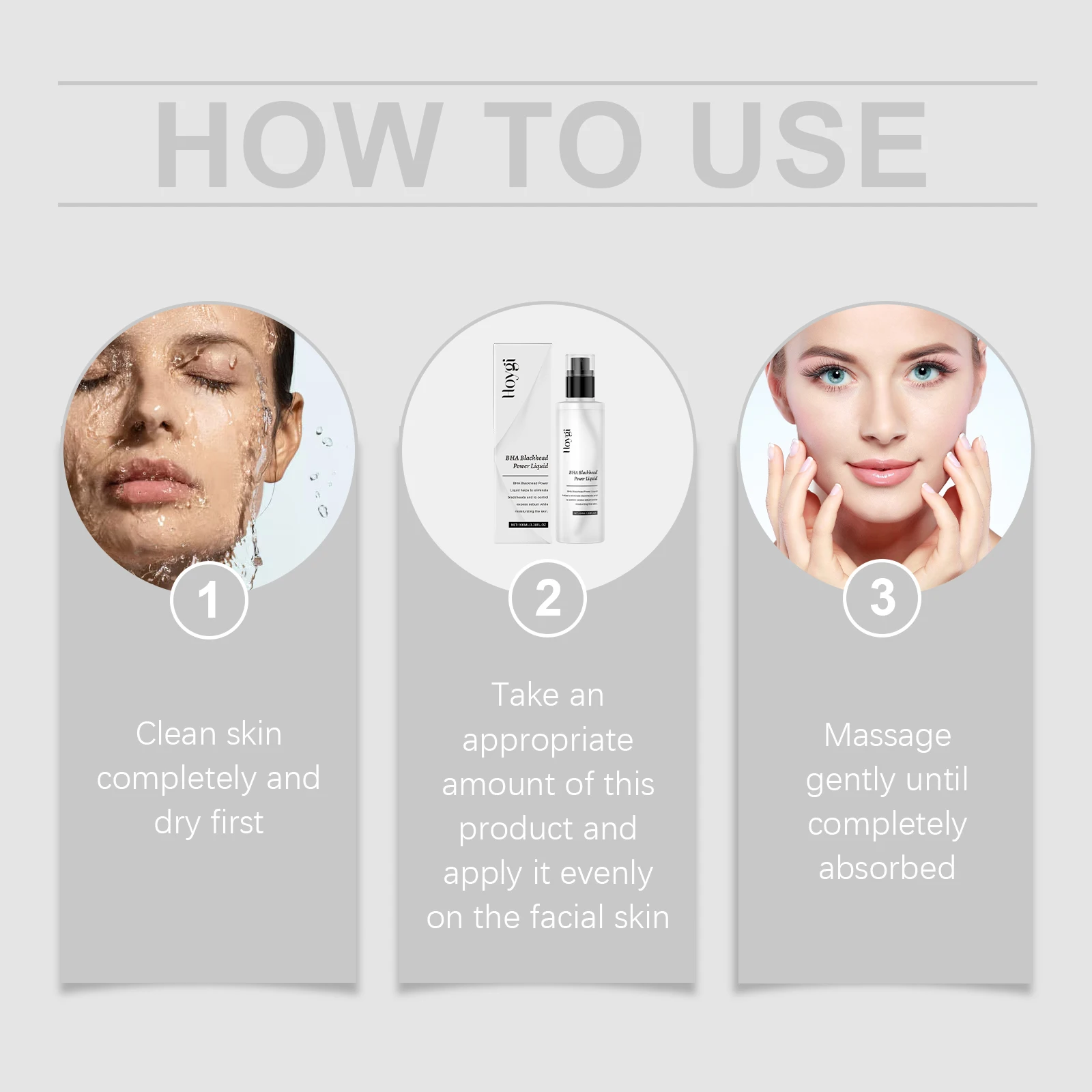 تونر تقشير حمض الساليسيليك 100 مللي جهاز تقليل المسام للتحكم في العيوب مستخلص البابايا السائل ترطيب الوجه للبشرة المعرضة لحب الشباب #6