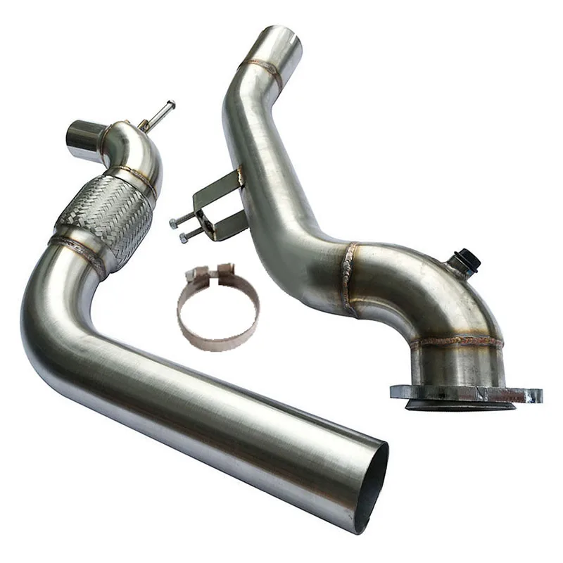 For 15-16 Ford Mustang Ecoboost 2.3T SS Catless Exhaust Exhaust Downpipe 3