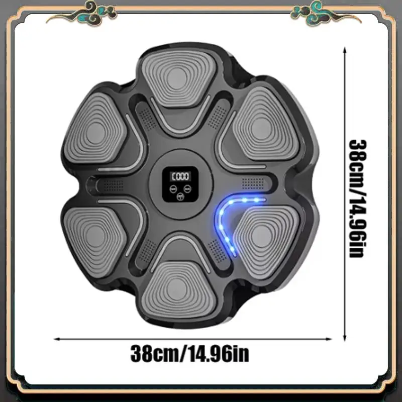 プレミアムミュージックボクシングマシン大人/子供スポーツフィットネスボクシングトレーナー家庭用エクササイズ反応トレーニングボクシング壁ターゲット