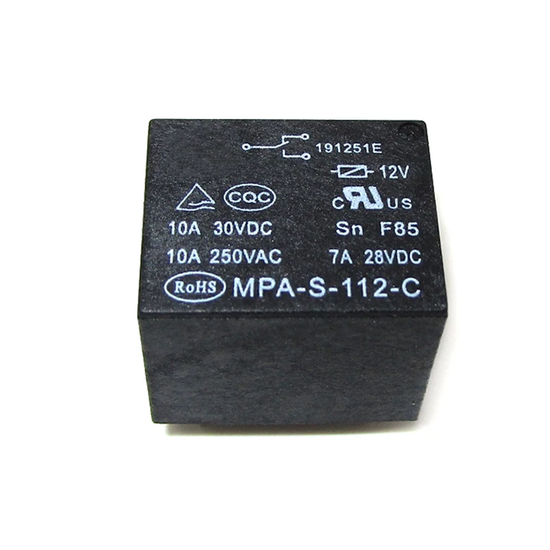 1PCS MPA-S-112-A 12V MPA-S-105-A MPA-S-124-A MPA-S-105-C MPA-S-112-C MPA-S-124-C 5V 24V 4 feet 5 feet Home appliance power relay