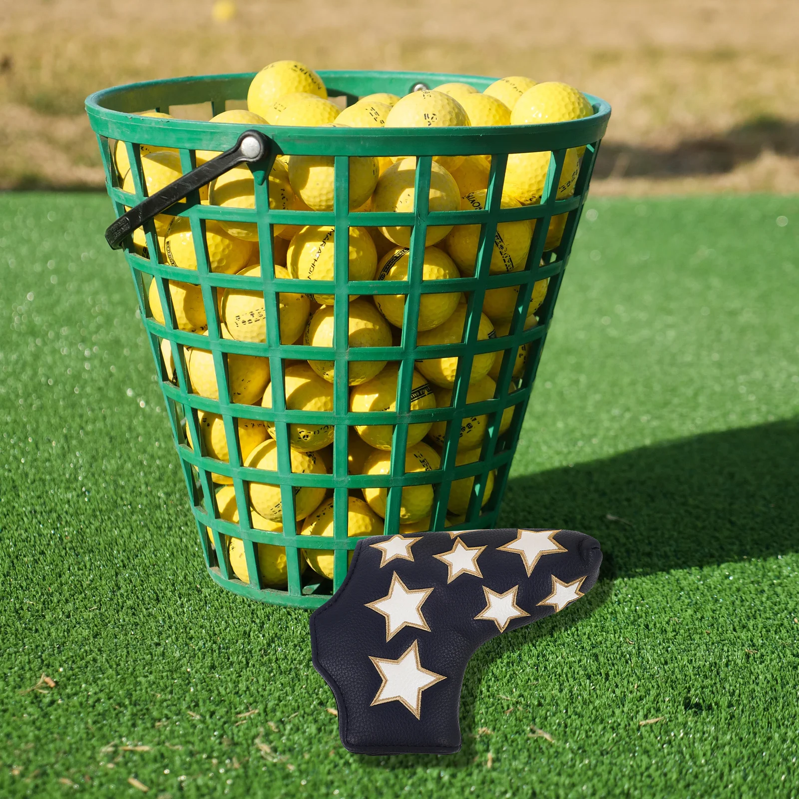 

1Pcs Golf Club Head Cover PU Protective Sleeve Thickened Club Head Putter Cover Golfs Accessory Golfs Sports Accessory