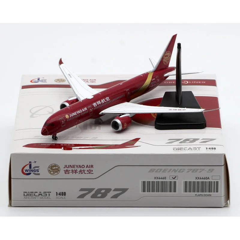 

XX4460 Alloy Collectible Plane Gift JC Wings 1:400 Juneyao Air "Dreamliner" Boeing B787-9 Diecast Aircraft Jet Model B-20EC