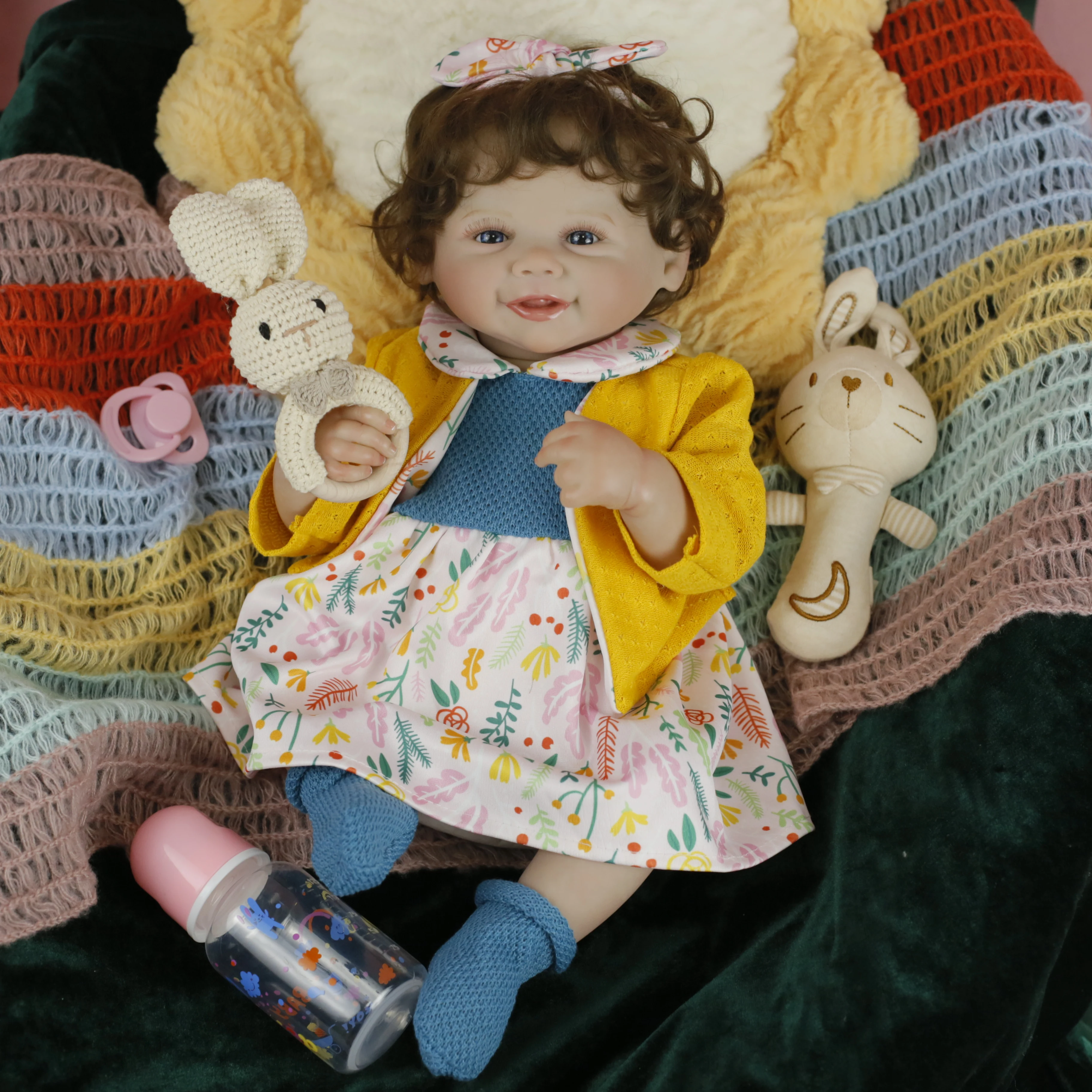 Lifereborn 45CM 18 ''muñecas realistas de bebé Reborn vinilo de silicona juguetes suaves para niña recién nacida con recipiente para sangre para regalos de niños