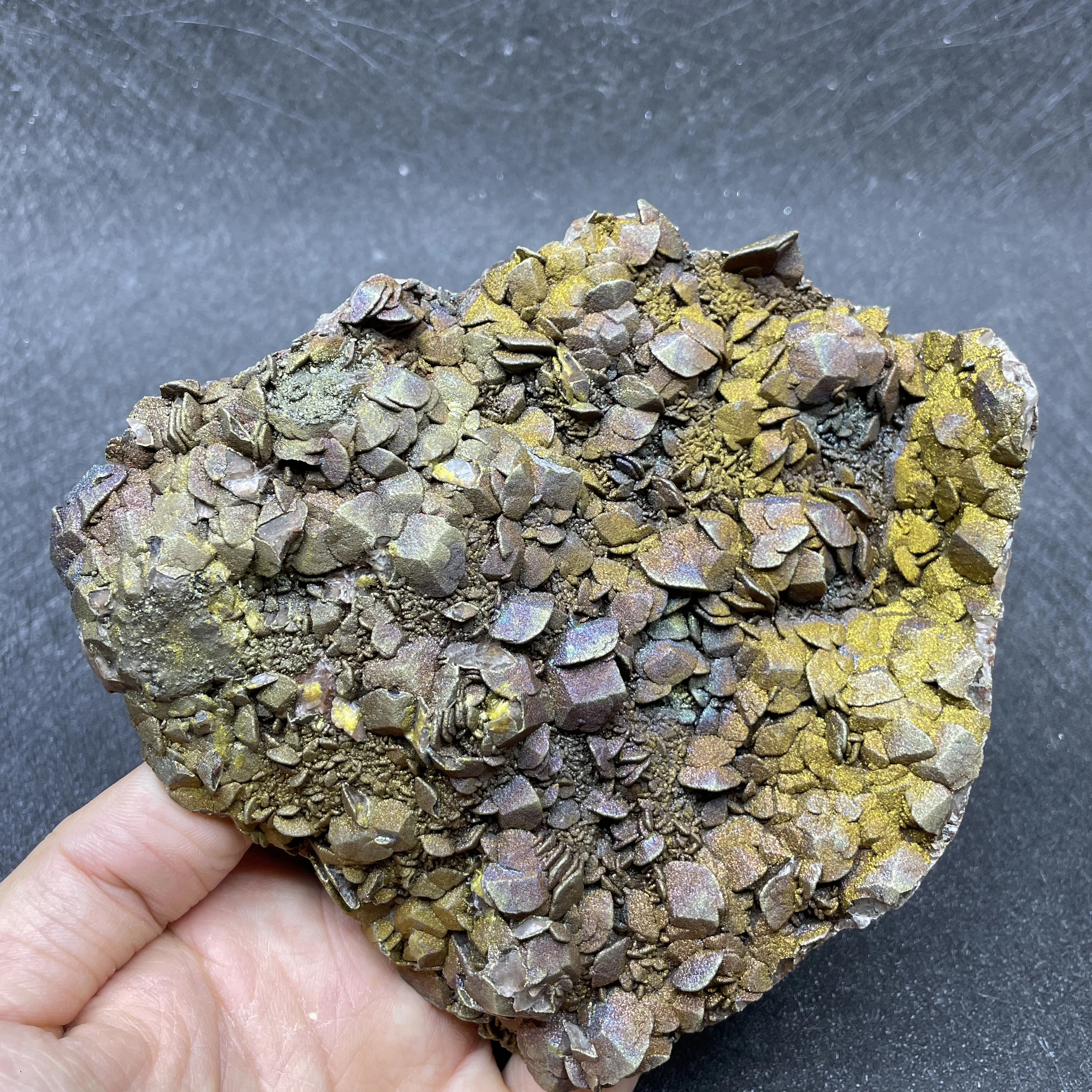 

693g Natural Raw Stone Calcite Crystal With Pyrite Teaching Mineral Specimen Quartz Rock Decoration Gift Healing