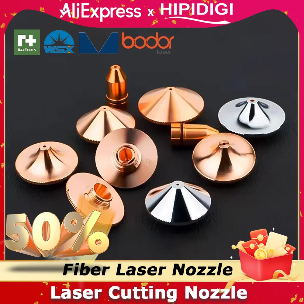 

Raytools Laser Nozzle Dia.28 / Dia32mm Single Double Layer Chrome for Raytools BM111 BM110 BT240S BM114 Fiber Cutting Machine