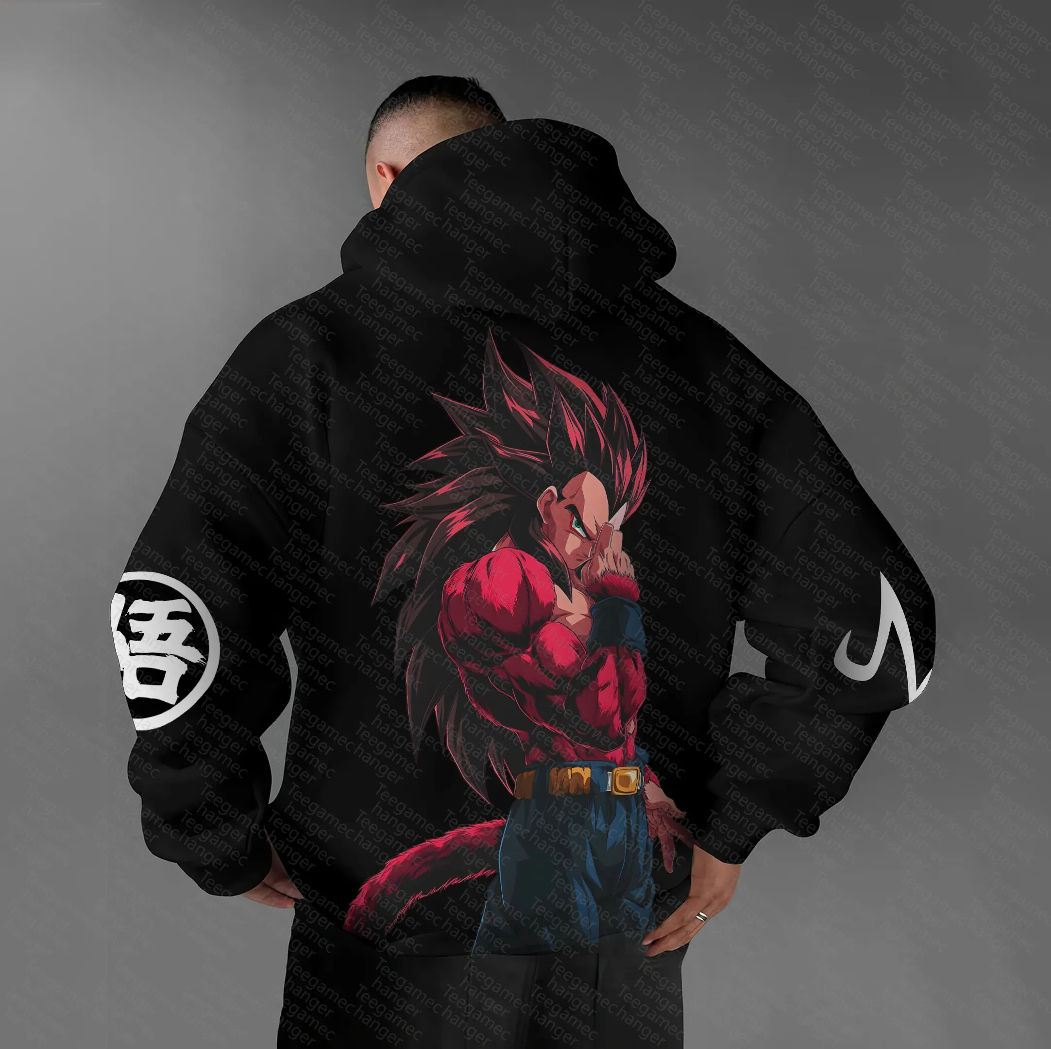 Dragon Ball à la mode décontracté sweat à capuche ample garçons universel grande taille à la mode Goku imprimé pull à capuche
