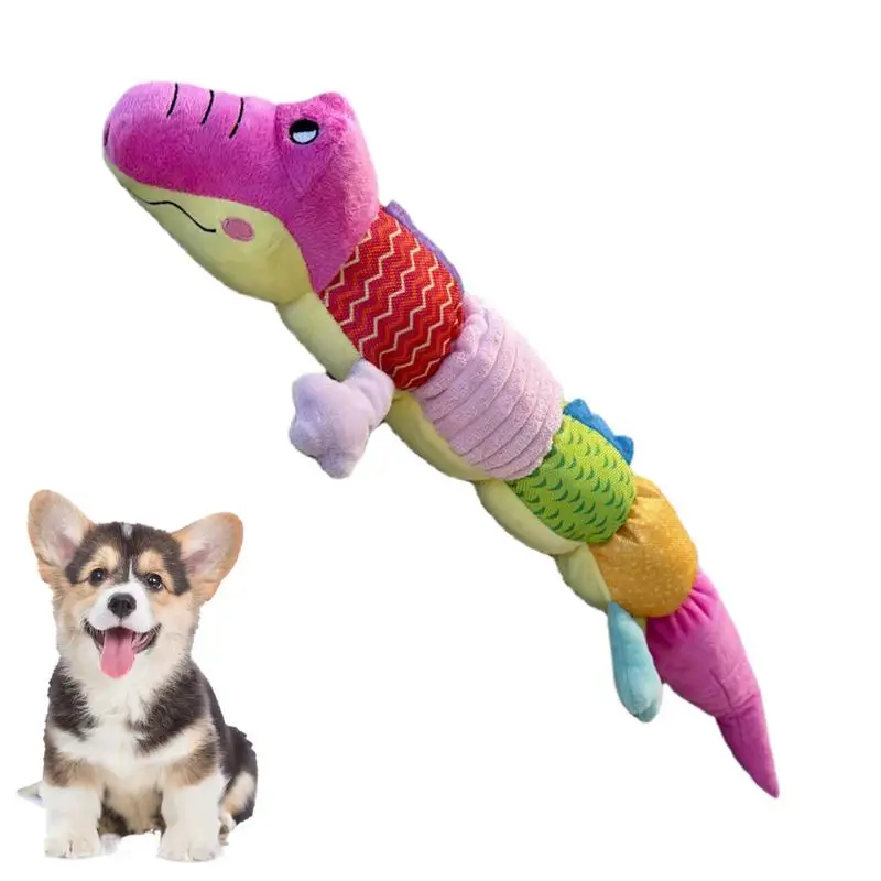 

Aggressive Dog Chew Toys Squeaky Puppy Toy Dog Toys Animals Chew Toy Crocodile Caterpillar Lizard Soft Squeaky Puppy Toys For