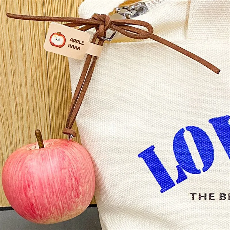 

For Rearview Mirror Bag Accessories Auto Decoration Fruit Shaped Car Ornament Stress-Relief Design Simulated Decor