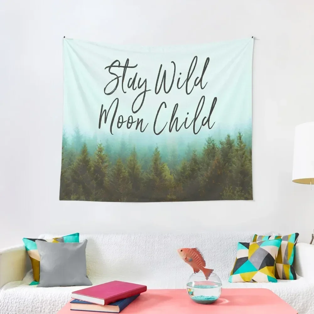 

Stay Wild Moon Child Tapestry Japanese Room Decor For Bedroom Decor For Bedroom Tapestry