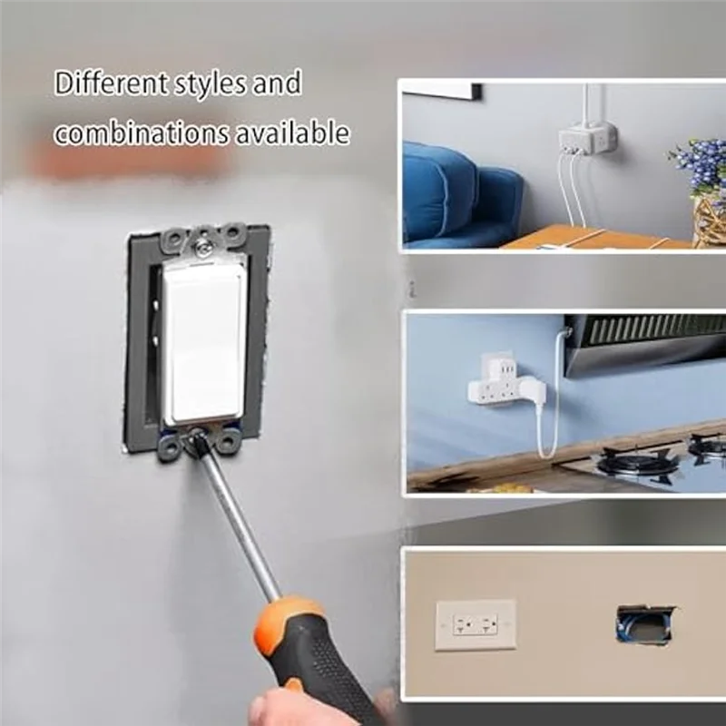 Most-1/2 بوصة صندوق مخرج عصابة واحدة موسع-حلول موسع الصندوق الكهربائي لمفاتيح ومنافذ صندوق المخرج الكهربائي