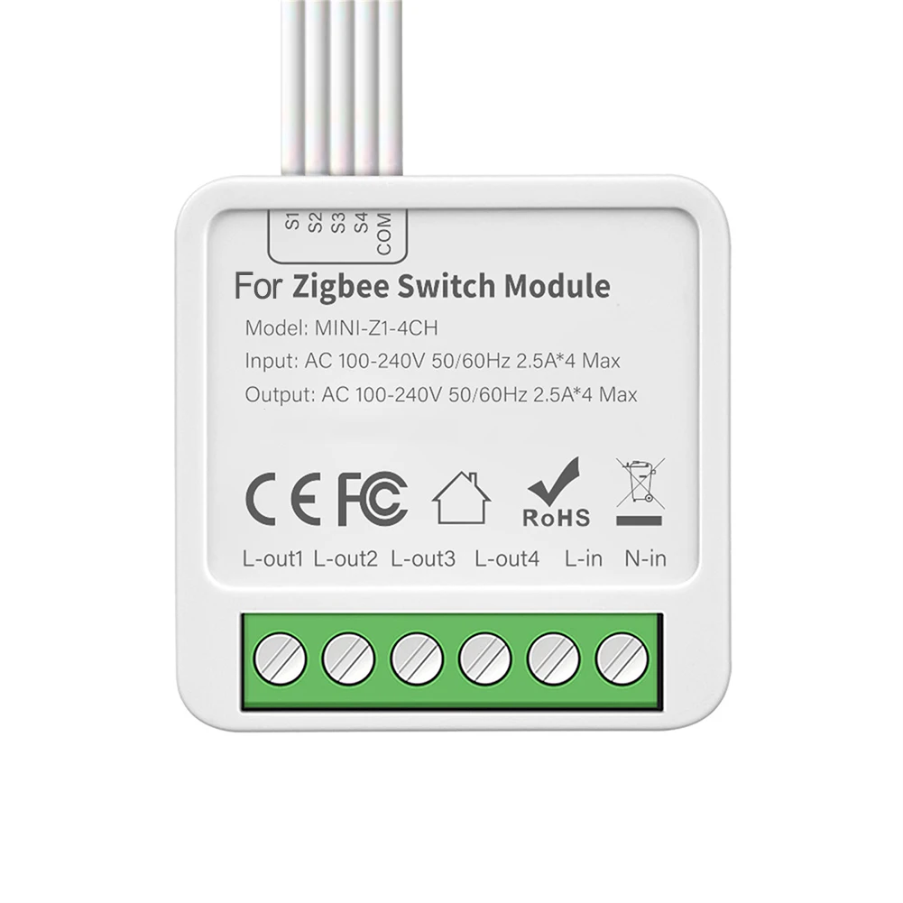 For Smart Home Automation 10A Switch Module Compatible with For Tuya and Voice Assistants For For Easy Control