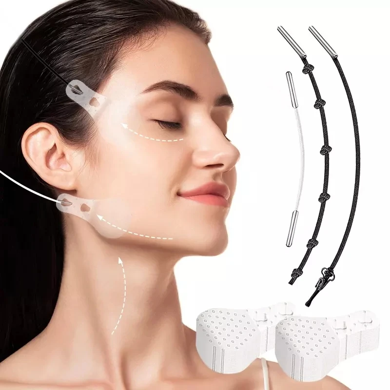 40Pcs Secret Neck Jaw Instant Refillmark Traynor Miracle V Shape Face Lift Tapes