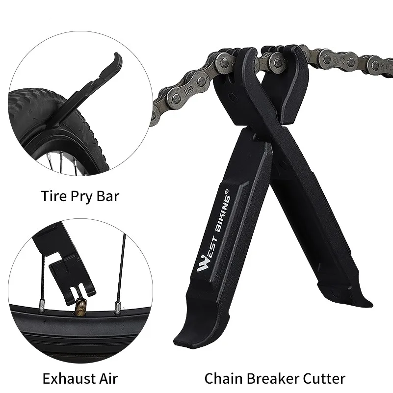 WEST BIKING 1/2pcs Professional Bike Tire Lever Wheel Tire Repair Tools MTB Road Bicycle Tire Opener Remover Cycling Accessories image 2