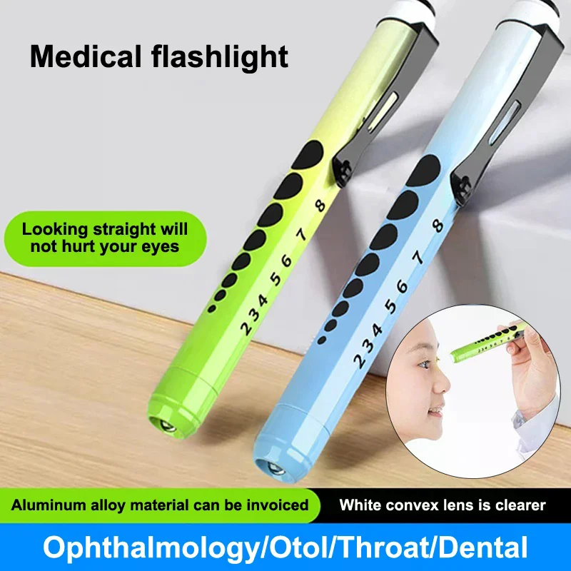 Portable Pocket Medical Pen Light LED Penlight Torch Otoscope Flashlight Ophthalmoscope For Doctor Nurse Emergency First Aid