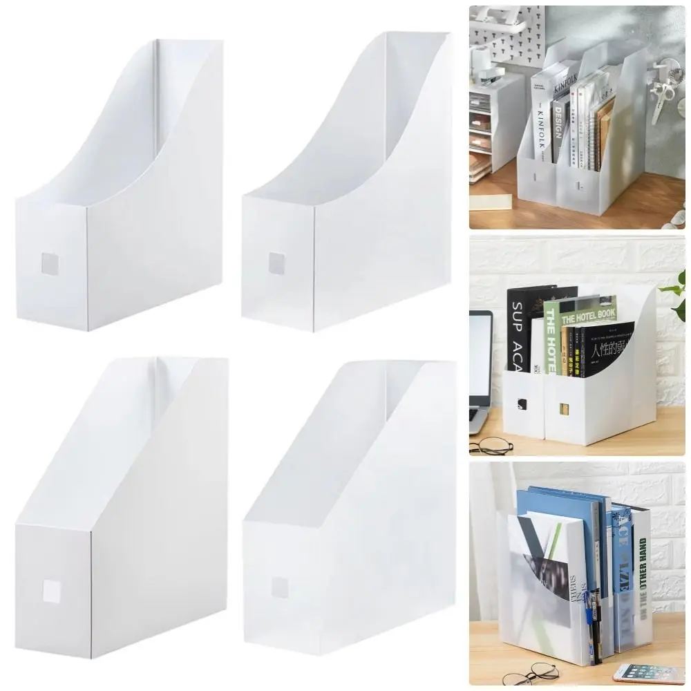 1Pcs Durable Document Paper File Storage Rack Stand Shelf Rack Desk Desktop File Folder Plastic Vertical Book Magazine Holder