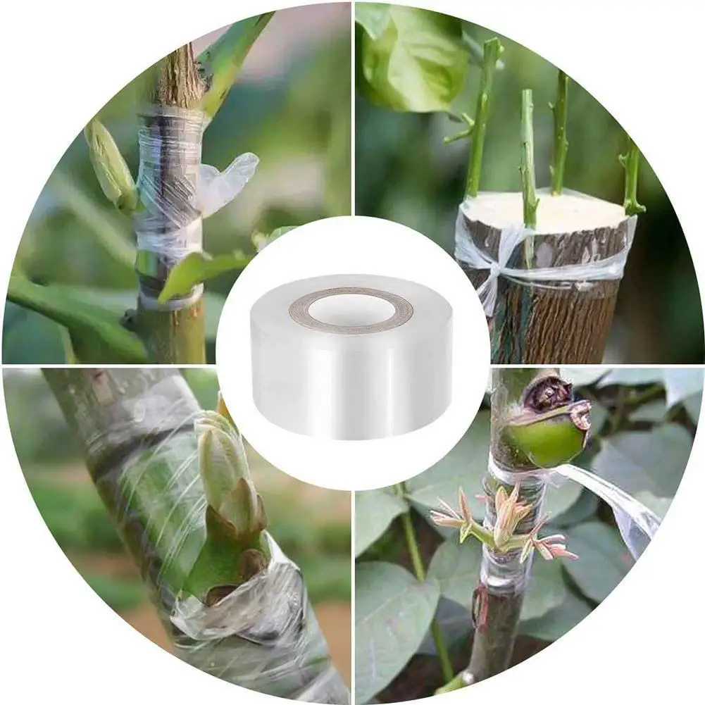 1 Roll 200 Meters Of Stretchable Grafting Tape Garden Tree Plants Seedlings Vine Tomato Grafting Accessories Stretchable Tape