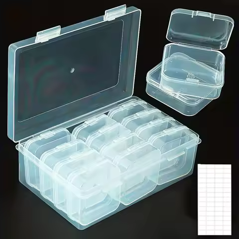 4/12/15/30/45Grids DIY Diamond Painting Storage Box Craft Nail Art Jewelry Accessory Organizer Rhinestones Container Organizer