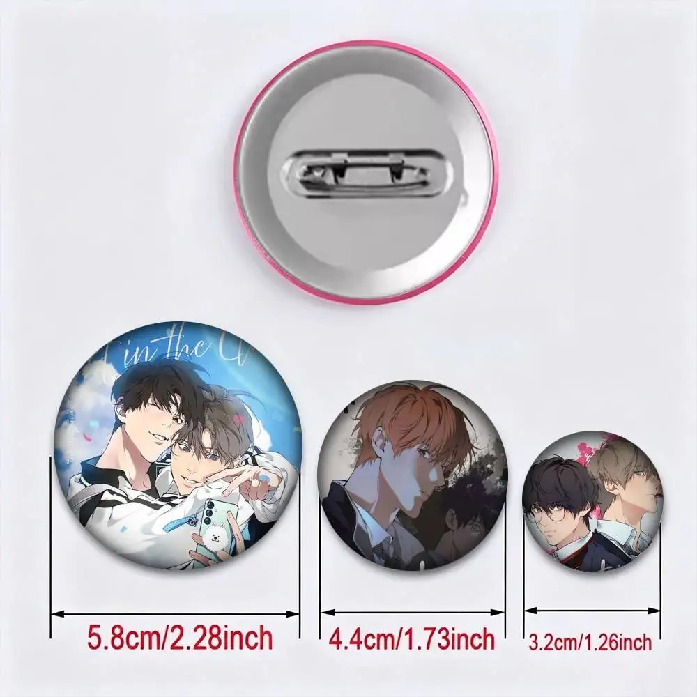 Manga L-Lost In The C-Cloud  25mm 32mm 44mm 58mm 75mm Brooches Badges Pins for Accessories Gift