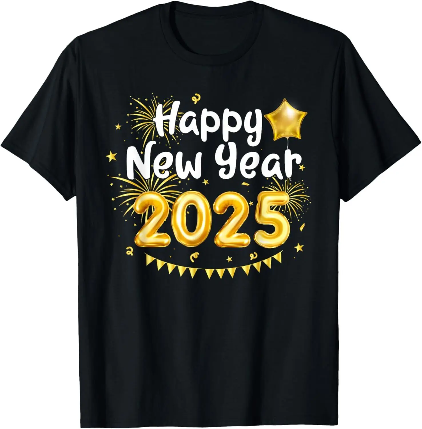 New Style Camiseta Tee Hot Sale Happy  Year 2025 Family Reunion Party   Eve T-Shirt