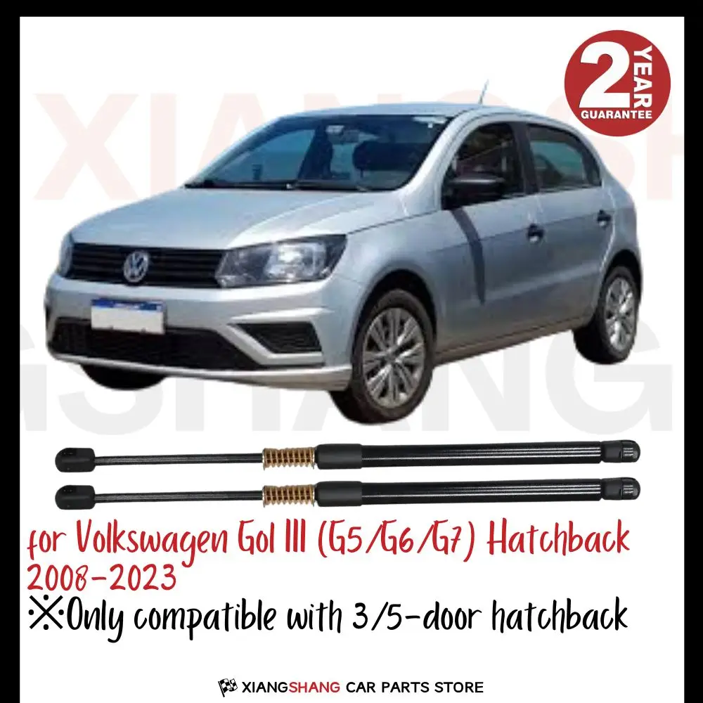 

2pcs Rear Damper for Volkswagen Gol III (G5/G6/G7) Hatchback 2008-2023 WITH SPRING Trunk Boot Gas Charged Gas Struts