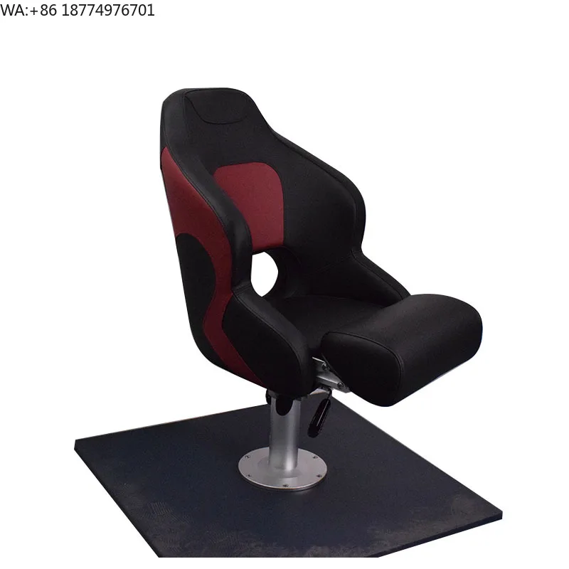 

Marine Grade Vinyl Swivel Folding Comfortable Deluxe Captain Chair Boat Seat