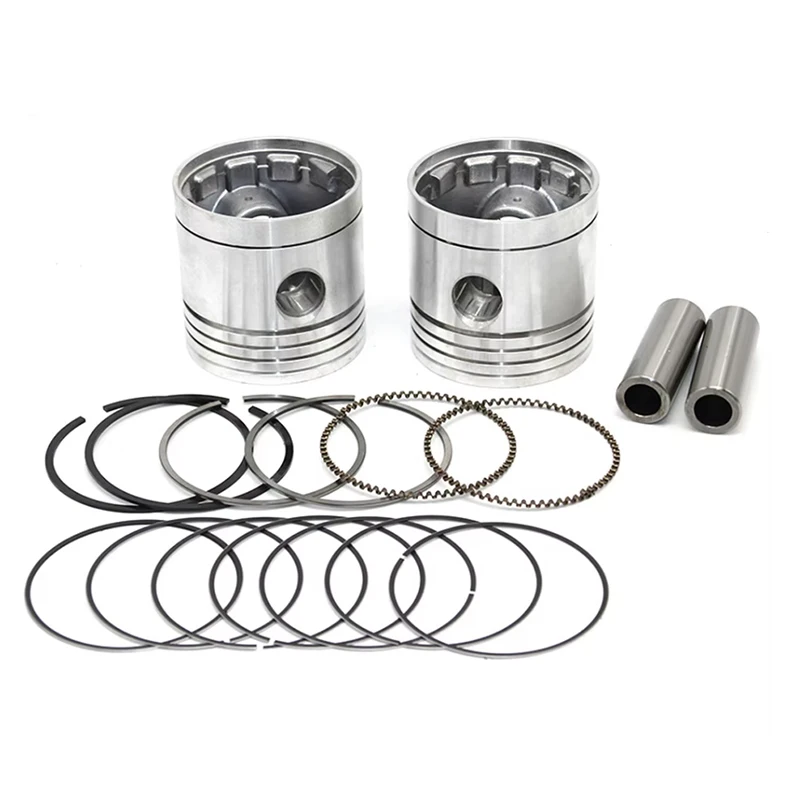 

Motorcycle engine piston with ring high-strength alloy steel material precision machining