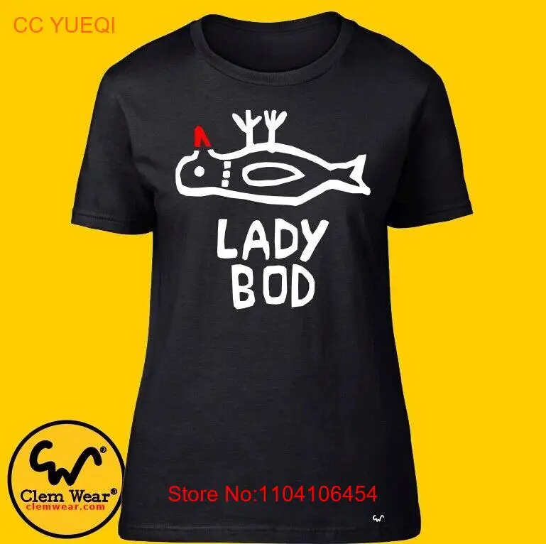 Ladies tee T SHIRT LADY BOD T-shirt Official Pongo Clem Wear® Humber city Hull