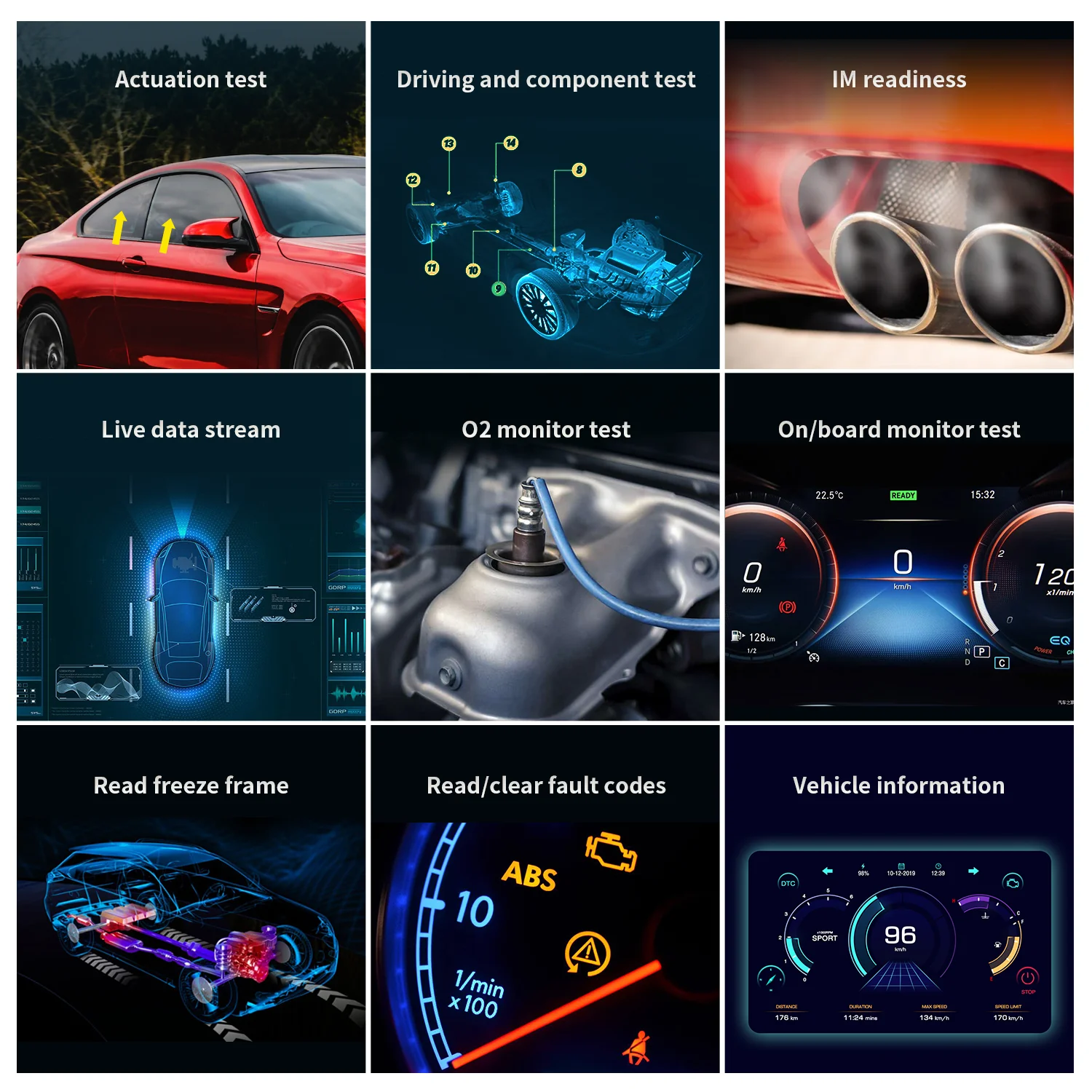2022 Fcar HDS 600 Heavy Duty Diesel Truck Scanner Car Diagnostic Tool DPF Reset Pin Detect Code Reader For All Cars 12V 24V