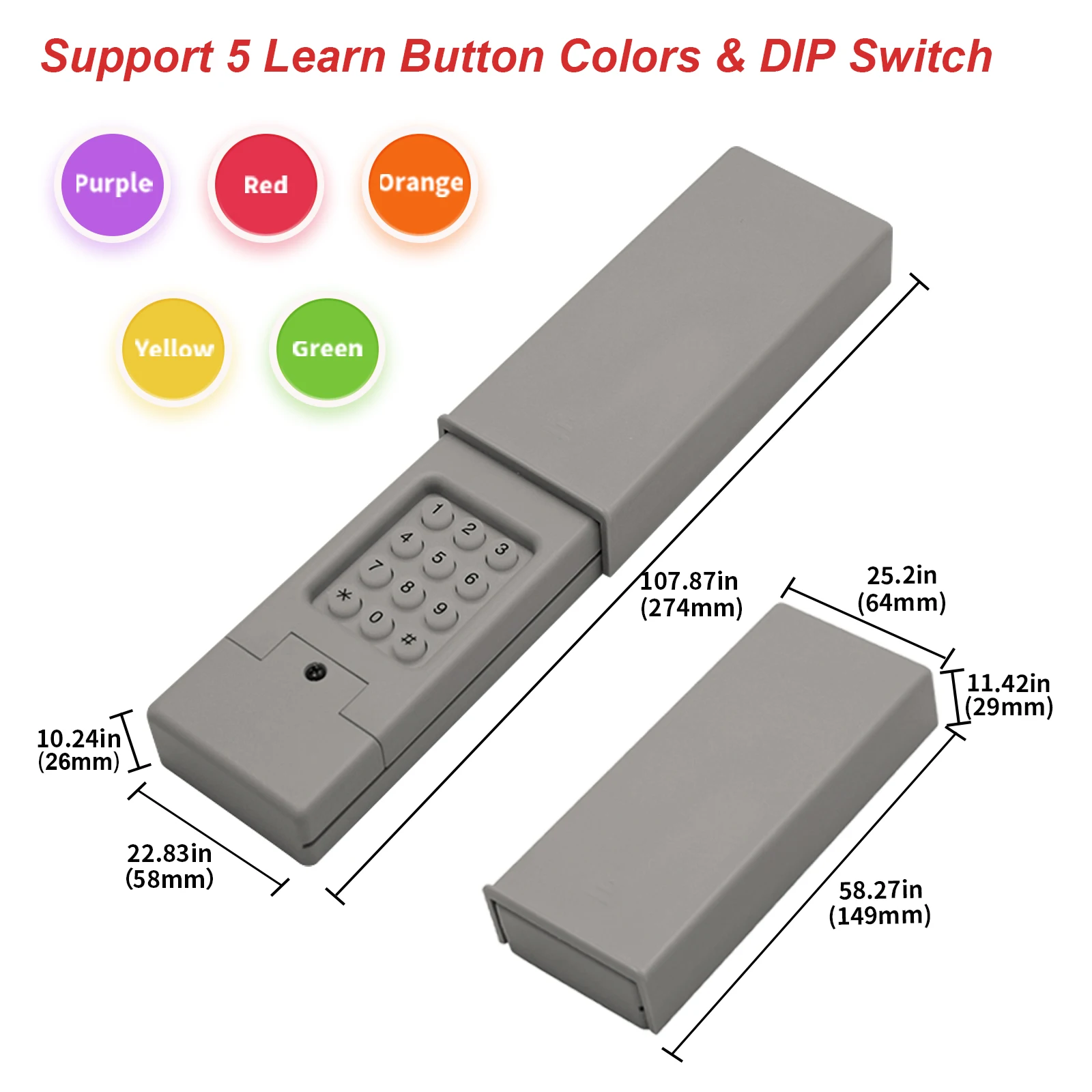 Wireless Garage Door Opener Entry System For Liftmaster 877MAX 377LM 977LM Remote Keyless Entry Keypad