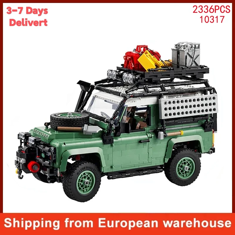 2336 Teile Geländewagen Defender Modellbausatz Kompatibel mit Set 10317 Geburtstags- und Weihnachtsgeschenke für Erwachsene
