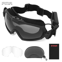 FMA Airsoft Regulator Goggles with Fan Updated Version Anti Fog Tactical Goggles Airsoft Paintball Safety Eye Protection Glasses