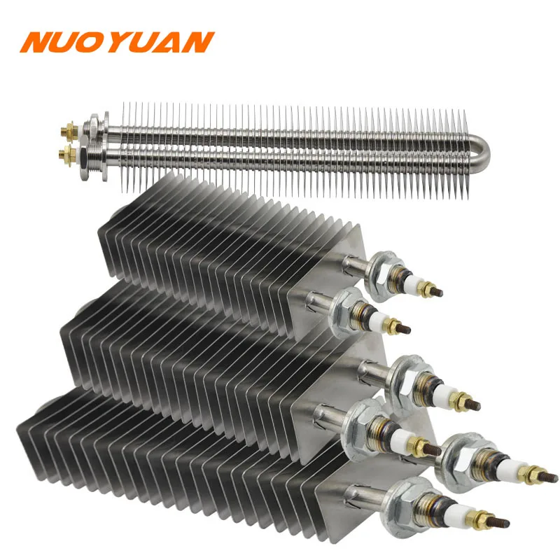 230V 500w Square Fin Heater Stainless Steel Hot Air Heater Electric Oven Baking Stove Finned Heating Element