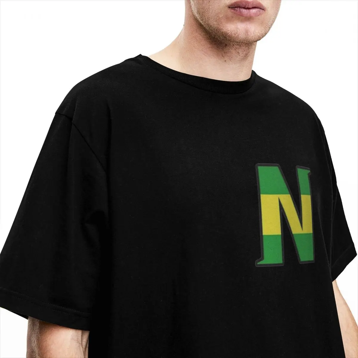 Men's Niupi Logo T Shirts Anime Otaku 100% Cotton Clothes Summer Vintage Short Sleeve T-Shirt Crew Neck Hipster Tshirt 4XL 5XL