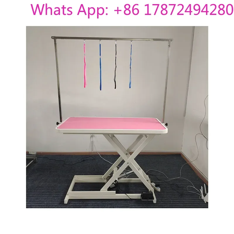 Electric Foldable Dog Grooming Tool Height Adjustable for All Sizes with Safety Protection