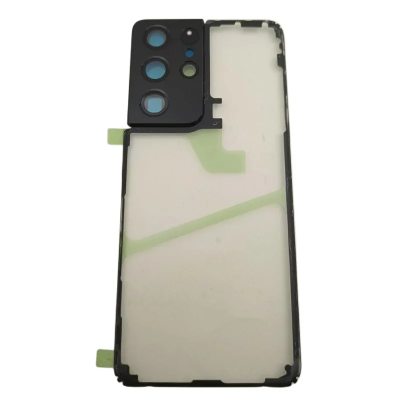 Прозрачная стеклянная задняя крышка батарейного отсека для Samsung Galaxy S20 S21 Ultra S20 Plus S21 Plus, задняя стеклянная крышка, запасные части