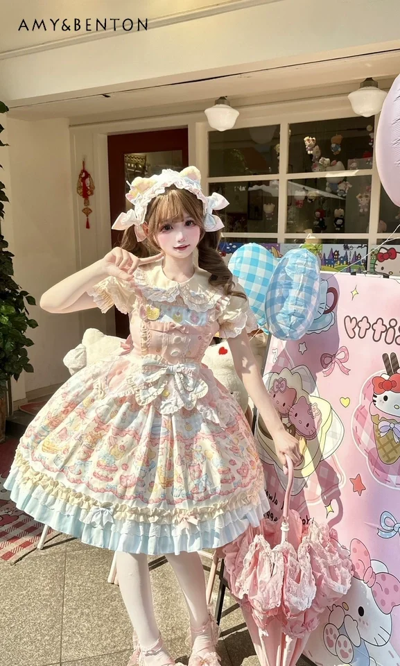 robe-de-bal-princesse-lolita-haut-de-gamme-pour-grandes-filles-nouvelle-collection-ete-imprime-dessin-anime-volants-dentelle-nœud-robe-bouffante-style-gateau