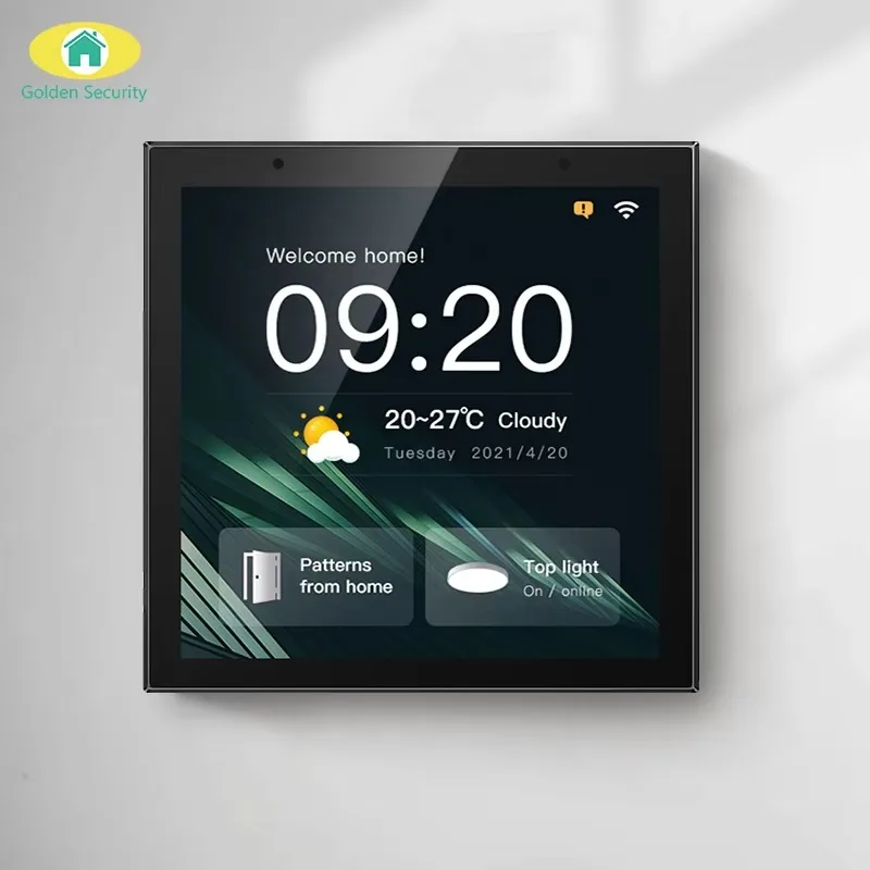 

Новая 4-дюймовая панель управления умным домом Tuya 2025 года, шлюз Zigbee, музыкальный усилитель-плеер, музыкальный центр, панель управления
