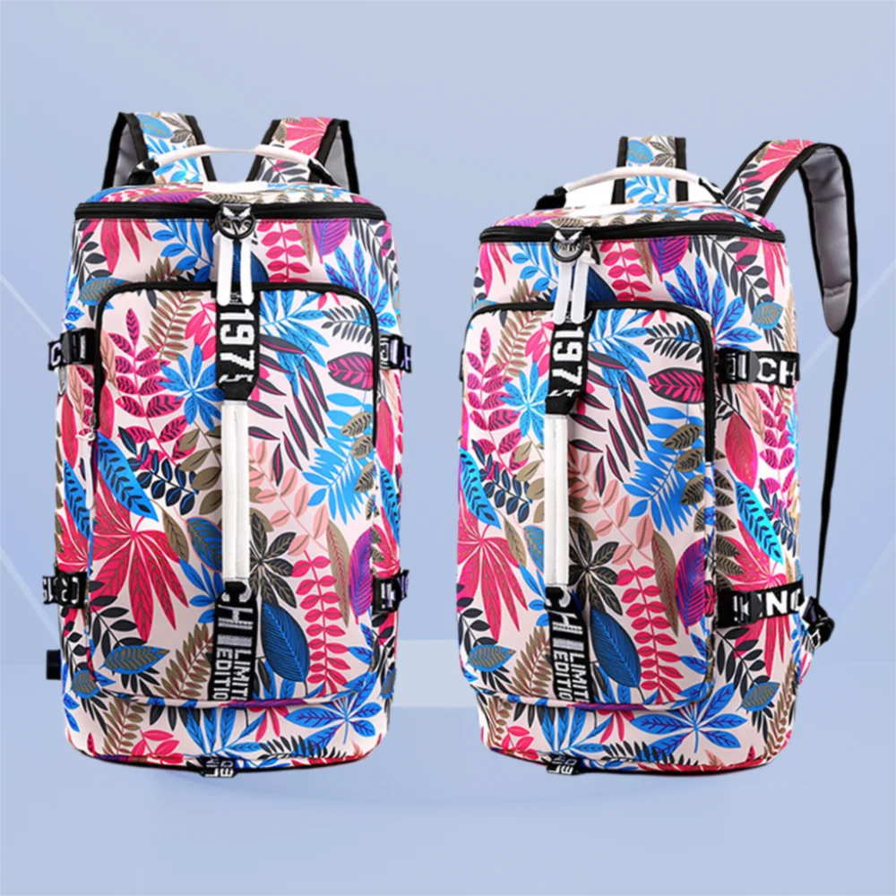 

New Large Capacity Mountaineering Bag Waterproof Nylon Gym Fitness Backpack Multifunctional Shoulder Bags Outdoor