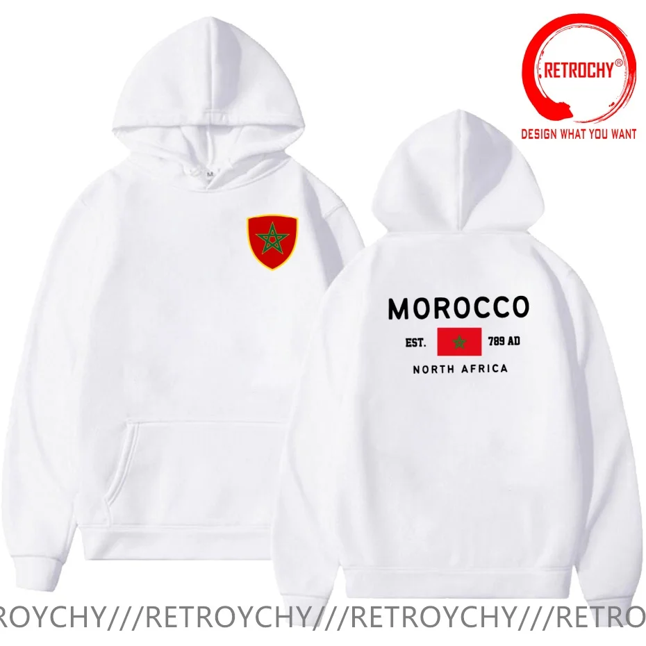 Camiseta com a bandeira do Marrocos, na África do Norte, para homem, peça de vestuário moderna e casual, camisa estilosa, camiseta para o dia a dia, c