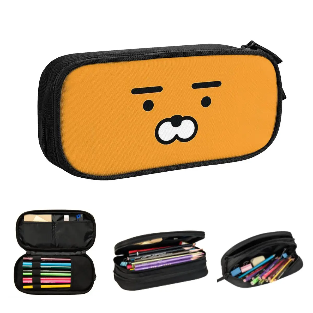 Kakao Ryan Pencil Cases Big Capacity Pen Bags Pen Box Pencil Pouch For Boys Girls Students Stationery School Office