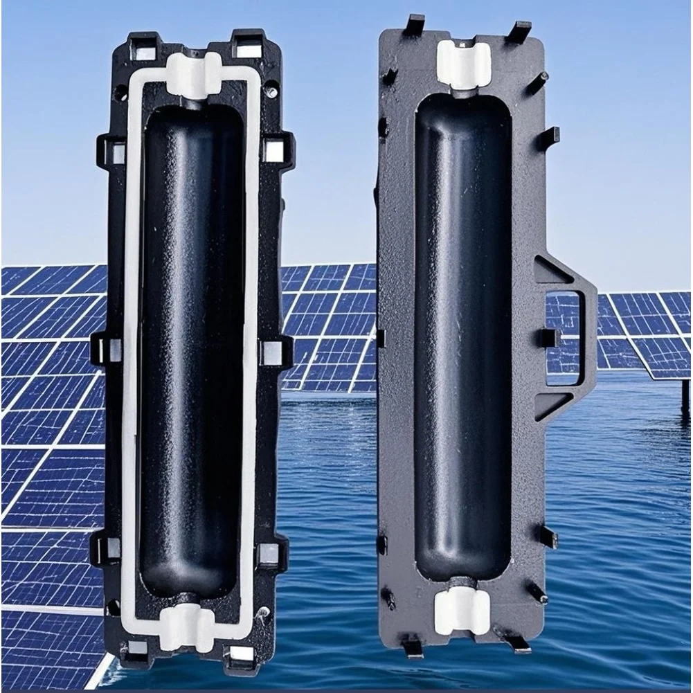 PV System Connector Protection Box for Solar Panel Cables High Durability PPO Material 100C Thermal Stability Black