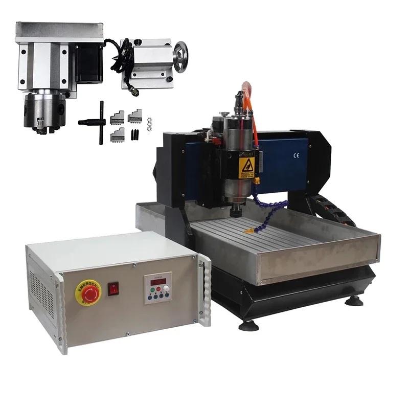 

Для индивидуального забавного Diy Mini CNC 3040, стальная конструкция, фрезерный станок, 4-осевой стальной резак, гравер, настольный станок