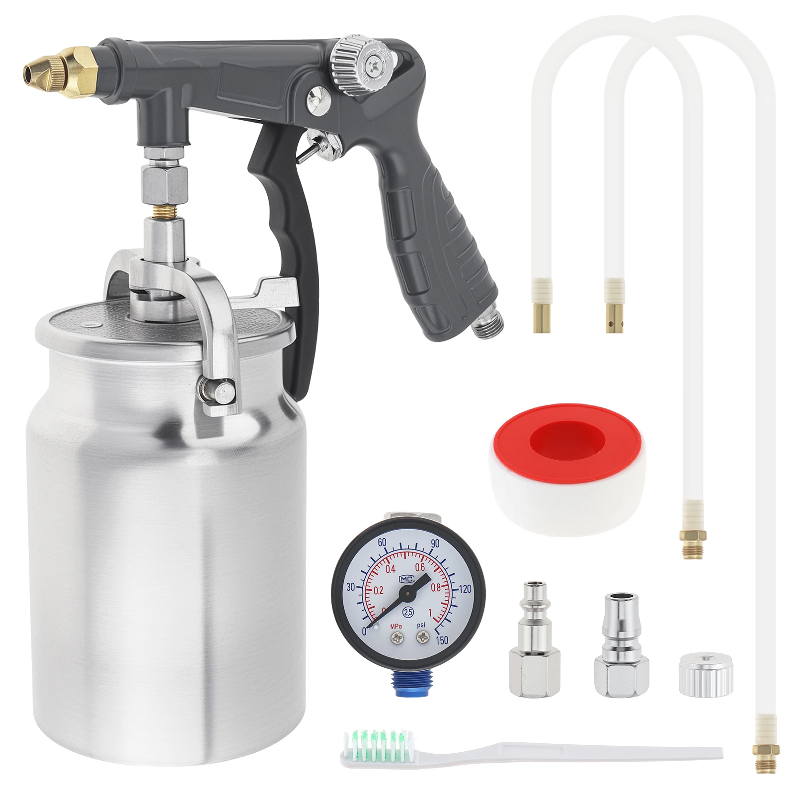 

Undercoating Car Paint Spray Gun for Rust Proofing Truck Bed Liner Coating Rubberized Undercoat Fluid Film Air Spray Gun Kit